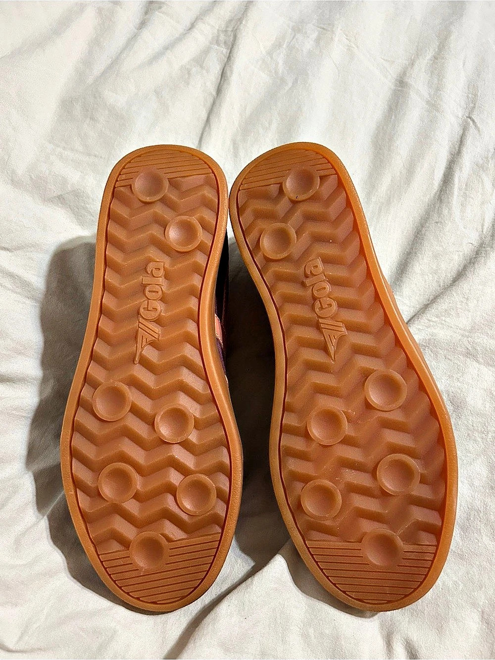 Gola Classics Women's Size 8 Cyclone Sneakers in windsor wine and terracotta - Picture 6 of 7